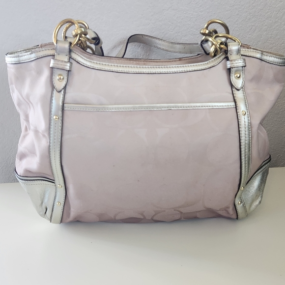 Coach Alexandra Signature Jacquard Tote - Picture 6 of 14